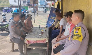 Himbauan Kamtibmas Polsek Cilegon Tuai Respon Positif Warga