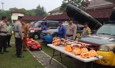 Polresta Tangerang Siaga Banjir, Forkopimda Gelar Apel Bersama