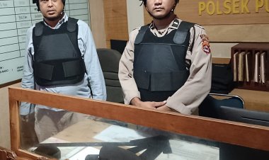 Personel Polsek Puloampel Standby Jaga Keamanan Mako