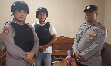 Mapolsek Puloampel Dijaga Ketat, Personel Polres Cilegon Siaga Nonstop