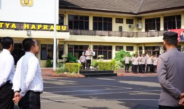 Wakapolres Cilegon Ingatkan Anggota Terapkan SOP dalam Tugas Kepolisian
