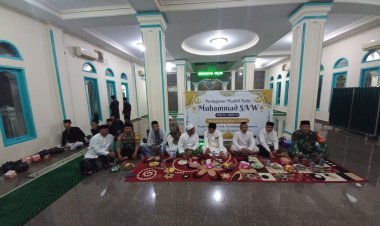 Bhabinkamtibmas Tegalratu Wujudkan Kedekatan dengan Warga Lewat Maulid Nabi