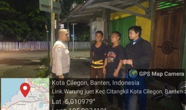 Polisi Ciwandan Jaga Malam, Warga Tenang Beraktivitas