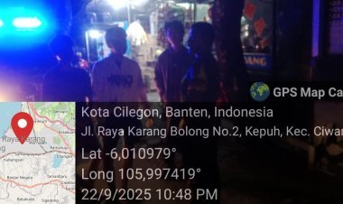 Polisi Ciwandan Aktif Patroli Malam Demi Kamtibmas Kondusif
