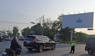 Pengaturan Rutin, Polsek Cibeber Tekan Potensi Laka Lantas di Cilegon