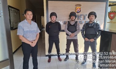 Anggota Piket Merak Disiplin Jalankan Pengamanan Siaga 1