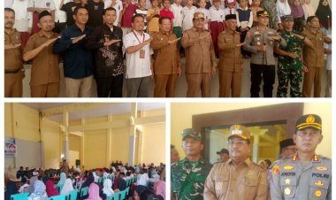 Forkopimda Aceh Singkil Saksikan Masuk Perdana Siswa Sekolah Rakyat di Islamic Center Pangakalan Sulampi