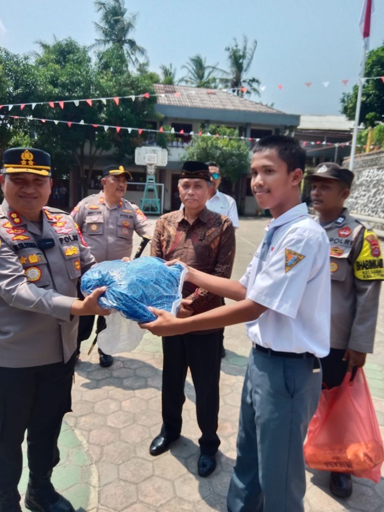 Siswa SMK 2 Antusias Dapat Penyuluhan Kamtibmas dari Kapolres Cilegon