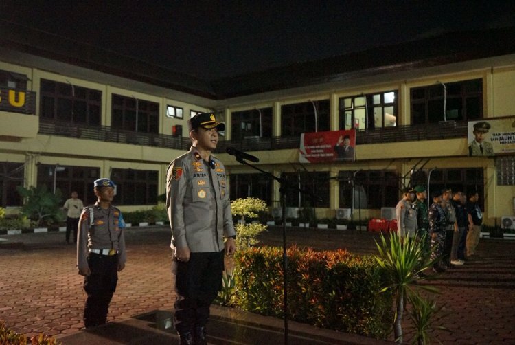 Kompol Arif Pimpin Patroli Gabungan Gantikan Kapolres Cilegon