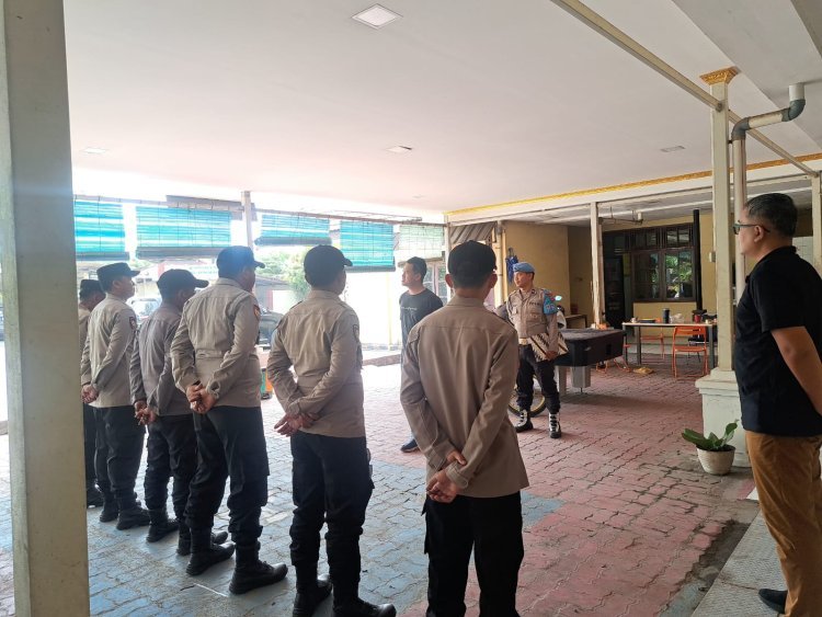 Apel Rutin Polsek KP Banten, Personel Ditekankan Jaga Nama Baik Institusi