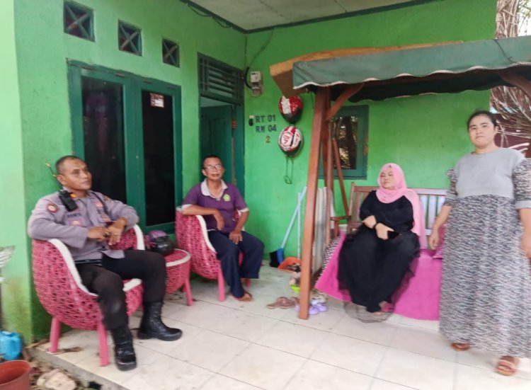 Bhabinkamtibmas Pulomerak Lakukan Deteksi Dini Permasalahan Lewat Sambang