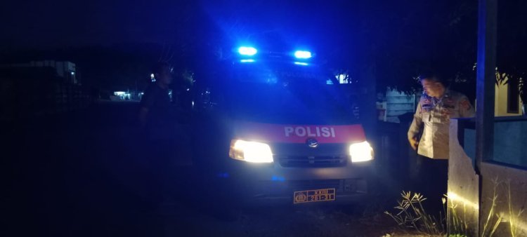 Turunkan Angka Kriminalitas, Polsek Pulomerak Gencarkan Patroli Blue Light
