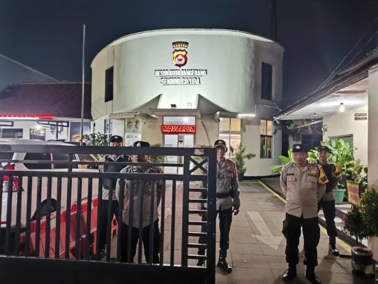 Polsek Cikupa Tingkatkan Keamanan Wilayah Lewat Apel Ops Cipkon dan Patroli Mobile