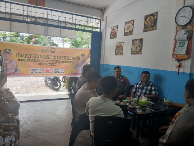 Jumat Curhat, Polsek Bengkong Dengar Aspirasi Warga untuk Jaga Kamtibmas