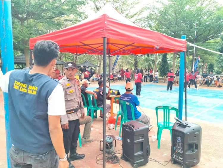 Perkuat Keharmonisan, Polisi Sambangi Perlombaan Warga Pulomerak