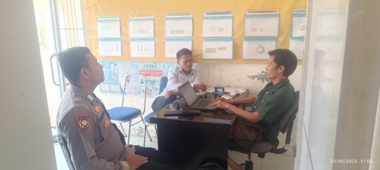 Bhabinkamtibmas dan Tokoh Pemuda Mancak Bersinergi Cegah Gangguan Keamanan
