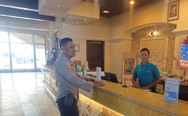 Polsek Anyar Perkuat Keamanan Wisata Lewat Patroli Perhotelan