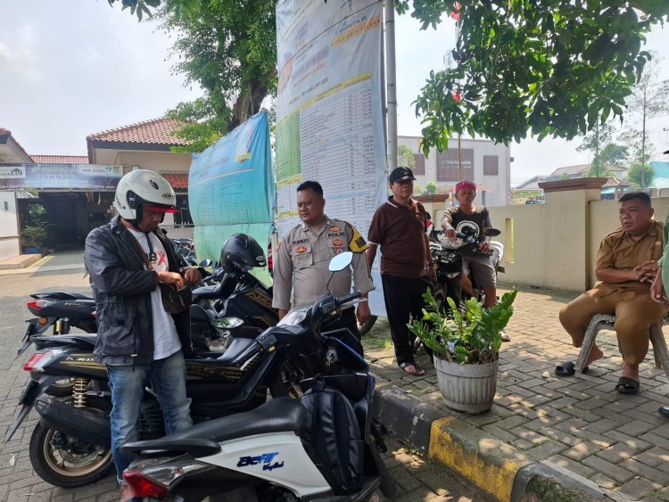 Bhabinkamtibmas Desa Talaga Sambang Warga, Ajak Jaga Harkamtibmas