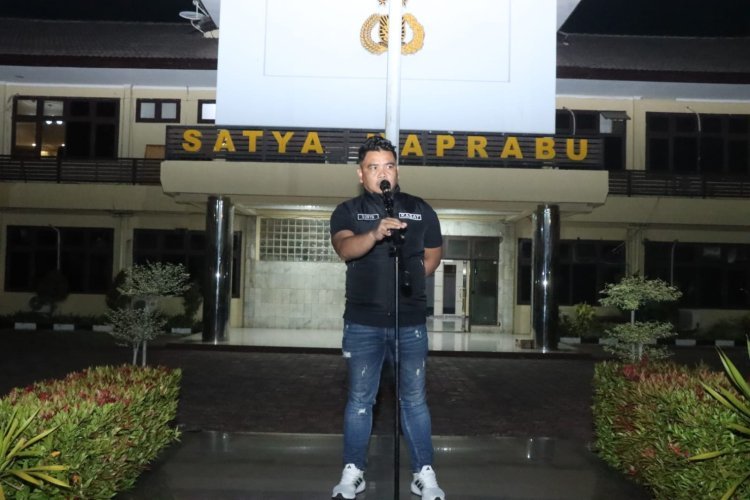 Kasat Narkoba Polres Cilegon Pimpin Langsung Patroli Gabungan Malam Minggu