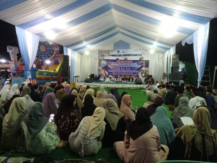 Maulid Nabi Muhammad SAW Jadi Wadah Polsek Mancak Dekatkan Diri ke Masyarakat