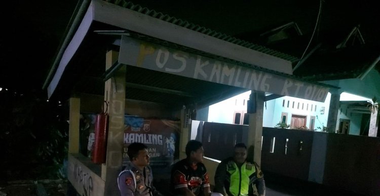 Polsek Bojonegara Ajak Warga Pakuncen Aktif Ronda Malam Demi Kamtibmas Kondusif