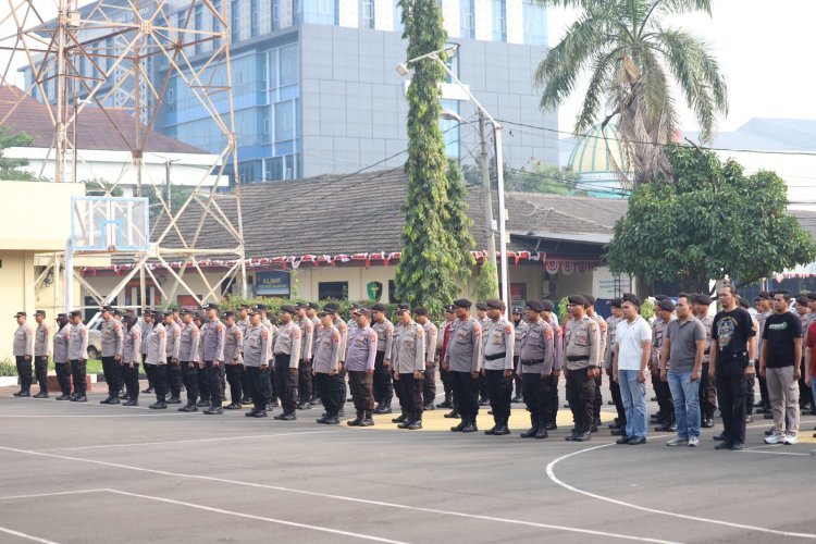 Kompol Dwi Nurhayati Tekankan Sinergi dalam Apel Siaga 1 Polres Cilegon