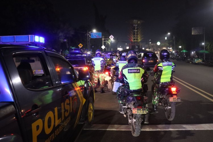 Sinergi TNI-Polri dan Pemda Cilegon Terlihat dalam Patroli Skala Besar