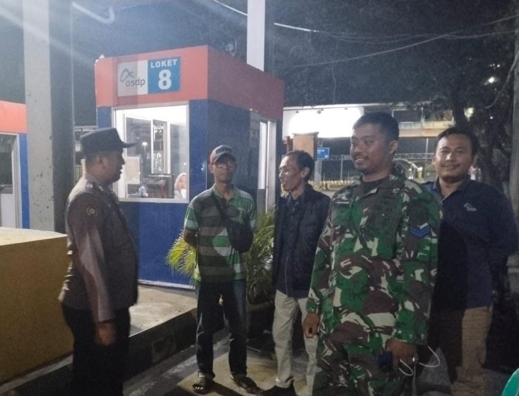 Keamanan Merak Kondusif Berkat Patroli Blue Light Polisi