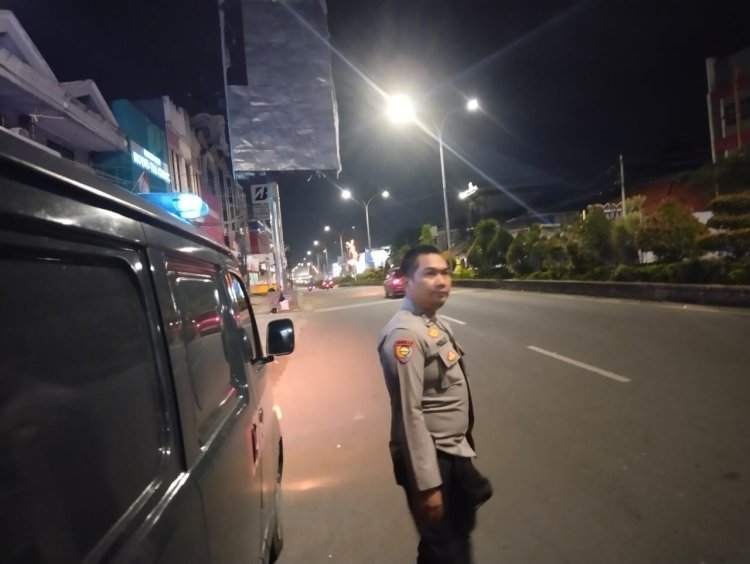 Ciptakan Kamtibmas Kondusif, Polsek Cilegon Sampaikan Imbauan Kamtibmas