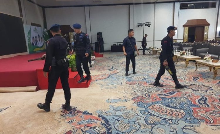 Polres Cilegon Kawal Muskerwil PWNU, Pastikan Situasi Kondusif