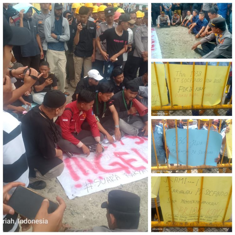 Antara Tuntutan Mahasiswa dan Pekerja, Unjuk Rasa di PT Socfindo Kebun Lae Butar Berakhir Damai