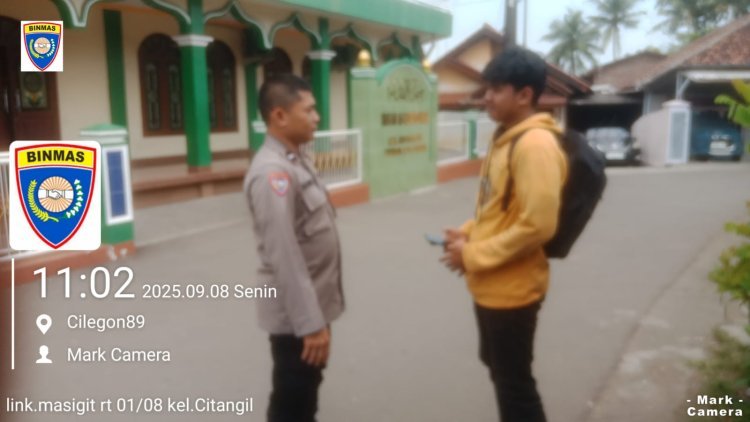 Warga Citangkil Rasakan Manfaat Kehadiran Bhabinkamtibmas Rutin