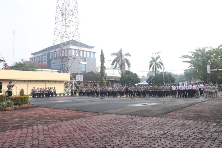 Haornas 2025, Polres Cilegon Perkuat Karakter Lewat Olahraga