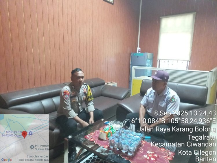 Tatap Muka Jadi Strategi Polsek Ciwandan Perkuat Kamtibmas