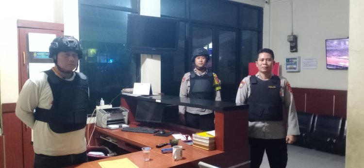 Mapolsek Pulomerak Antisipasi Ancaman Lewat Penjagaan Rutin