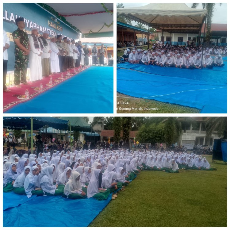 Ribuan Santri Hadiri Haul ke-17 Abuya Mursid Syekh Bahauddin Tawar di Tanah Merah