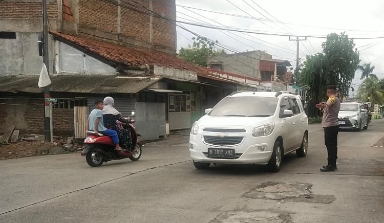 Sinergitas Polri dan Dishub Permudah Akses Jalan Raya Cilegon