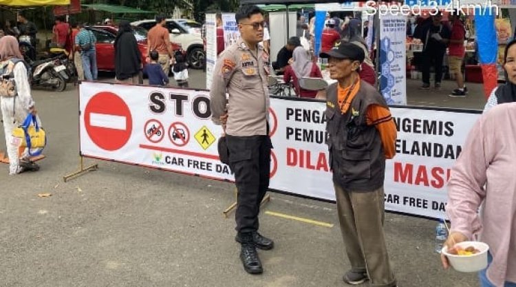 CFD Purwakarta Jadi Ajang Polisi Dekat dengan Masyarakat