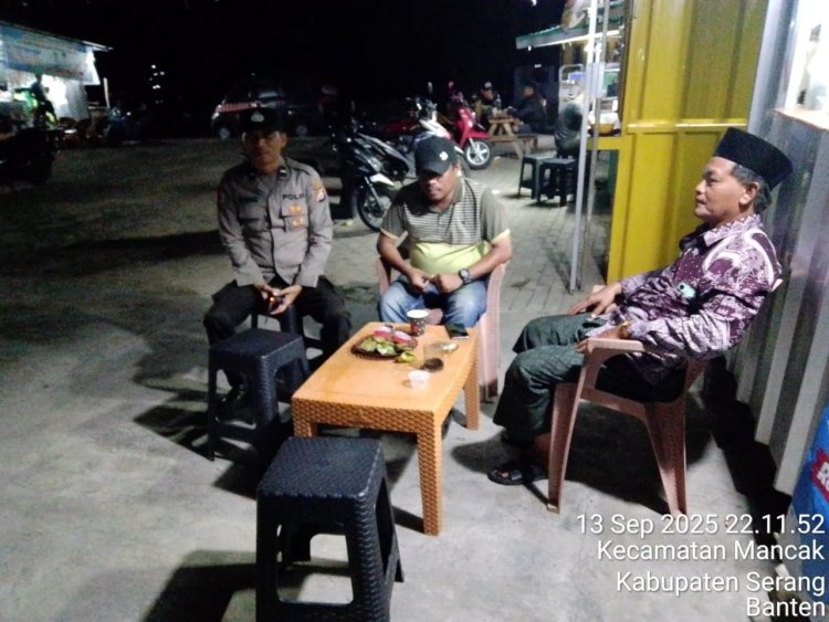 Kebersamaan Polisi dan Warga, Wujudkan Kamtibmas Aman di Mancak