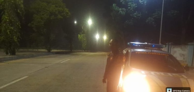 Polsek Purwakarta Hadirkan Rasa Aman Lewat Patroli Blue Light