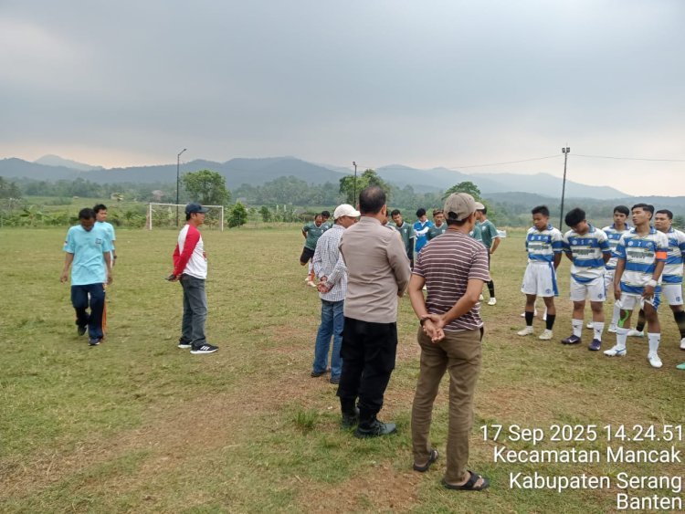Kondusifitas Terjaga, Turnamen Antar RT Desa Labuan Apresiasi Polsek Mancak
