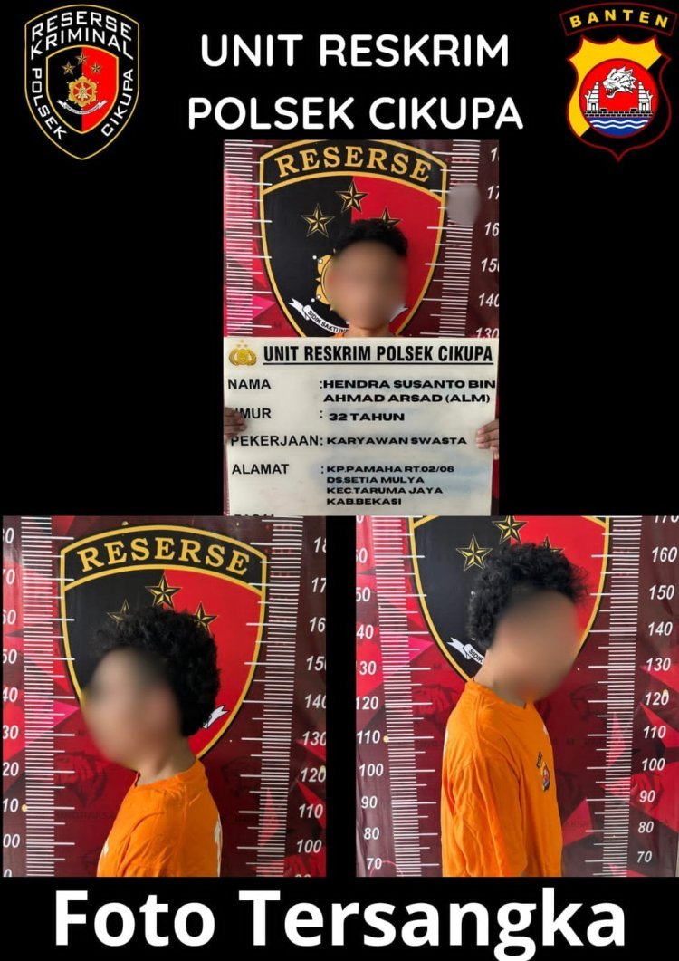 Pelaku Pencurian Motor dan Handphone Ditangkap Polsek Cikupa