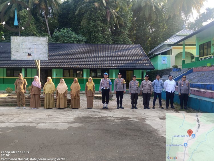 Program Commander Wish, Polsek Mancak Dekatkan Polisi dengan Dunia Pendidikan