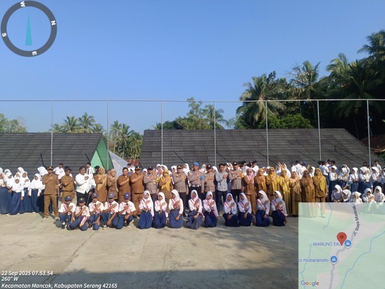 Police Goes to School, Polsek Mancak Dorong Pelajar Jadi Generasi Hebat
