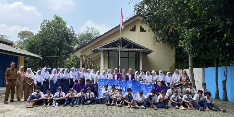 Yayasan CNI Bergerak Bersama Mahasiswa Giat P4GN di SMP Insan Mandiri Caringin
