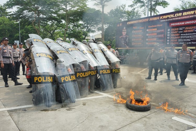 Supervisi Latihan Dalmas di Polresta Tangerang Tingkatkan Kesiapsiagaan Personel