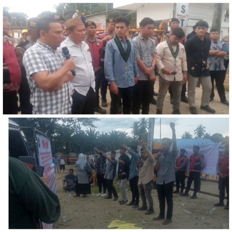 Demo di Gerbang PT Socfindo Kebun Lae Butar Dinilai Ganggu Aktivitas Karyawan