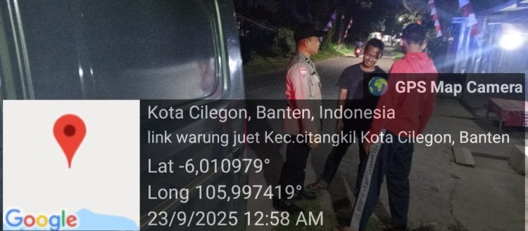 Patroli KRYD Jadi Upaya Polsek Ciwandan Cegah Kriminalitas
