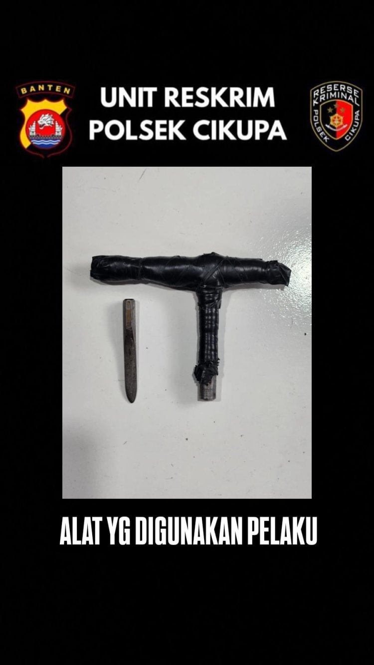 Gunakan Kunci T dan Nopol Palsu, Dua Residivis Curanmor Kembali Diciduk Polsek Cikupa