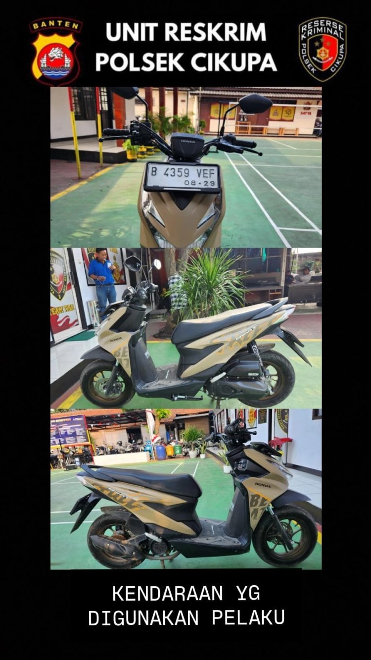 Curanmor di Cikupa Terungkap, Dua Pelaku Residivis Dibekuk Polisi Bersama Barang Bukti